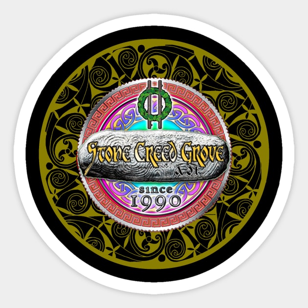 Stone Creed Grove A.D.F. (dark colors) Sticker by IanCorrigan